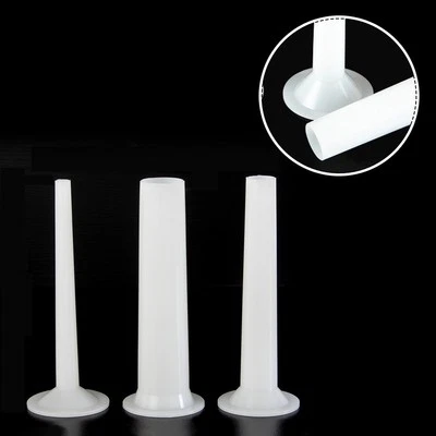 Tube Poultry Tool For Breakfast Sausages Italian Sausage Plastic White Bratwurst - Image 1 of 4