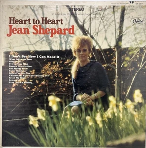 Jean Shepard Heart To Heart (Vinyl, 1968) Capitol Records ST 2871 VG - Imagen 1 de 6