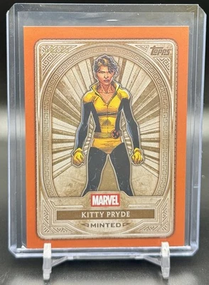 2025 Topps Marvel Mint #24 Bronze KITTY PRYDE ORANGE SP /25 - Image 1 of 4