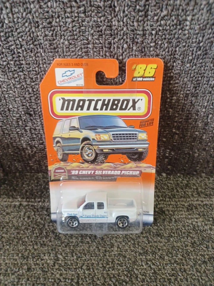 1998 Matchbox '99 Chevy Silverado Pickup #86 Diecast Car - Image 1 of 1