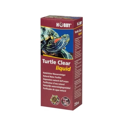 Hobby Turtle Clear liquid, 250 ml für 200 l - Wasserschildkröten Aquaterrarium