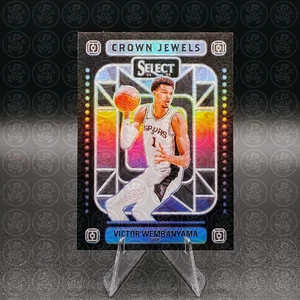 2024-25 Panini Select Crown Jewels Victor Wembanyama Ultra Rare Prizm SSP #8 - Picture 1 of 4
