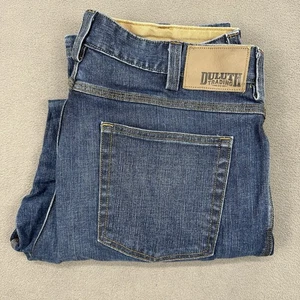 Duluth Trading Co Ballroom Double Flex Jeans Mens 36x30 Relaxed Fit Blue Denim - Picture 1 of 10