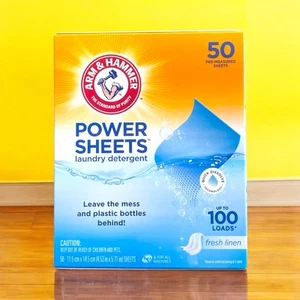 Braccio e Martello Power Lenzuola Detersivo per Lavanderia, Biancheria Fresca 50ct, fino a 100 Piccolo L - Foto 1 di 4