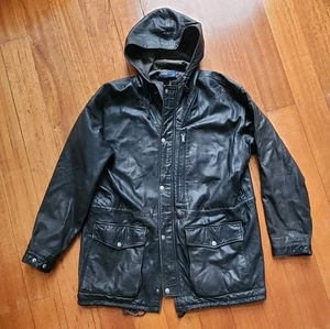 Polo Ralph Lauren Lambskin leather Vintage 90s jacket M Lamb Skin - Picture 1 of 19