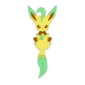 Pokemon Flacher Magnethaken Pokemon Leafeon Pocket Monster Serie - Bild 1 von 3