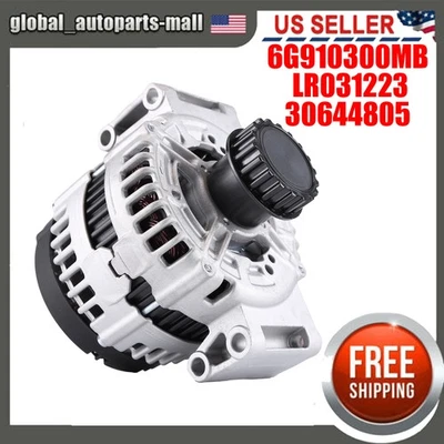 12V Decoupler Pulley CCW w/ Alternator For Volvo S60 V60 V70 XC60 XC70 XC90 180A - Image 1 of 4