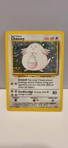 Pokémon TCG Chansey LP Base Set Holo Unlimited Rare Karte 3/102 - Bild 1 von 4