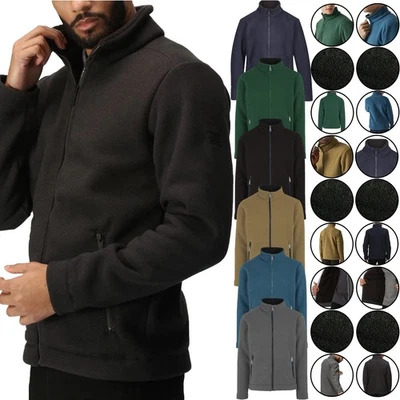 Regatta Mens Borg Sherpa Fleece Lined Jacket Warm Zip Thick Heavy Outdoor Coat