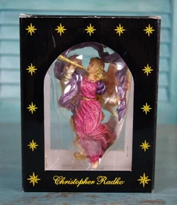 Vintage Christopher Radko Angel of Harmony Jacobson's Exclusive 2001 nuovo con scatola - Foto 1 di 14