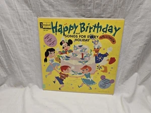 Happy Birthday Songs And Songs For Every Holiday Disneyland LP Record Vinyl  - Picture 1 of 5