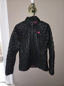 The North Face Thermoball Jacket Women's Medium Black Pink - Picture 1 of 14