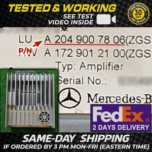 ✅Tested🎦 Amplifier 2012 Mercedes C250 C300 W204 Amp Audio A 204 900 78 06 OEM - Bild 1 von 19