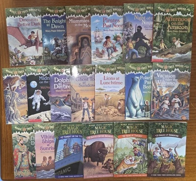 Lot 19 Magic Tree House Series #1-20 Missing #16 Chapter Books Mary Pope Osborne — 第 1/4 张图片