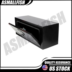 27"X 10"X 10" Iron Underbody Truck Storage Tool Box w/Lock Heavy Duty Black - Picture 1 of 5