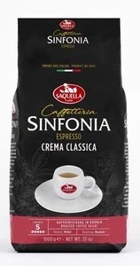 Saquella Espresso Sinfonia Crema Classica Direkt-Import aus Italien 1 Kg ganze B - Picture 1 of 1