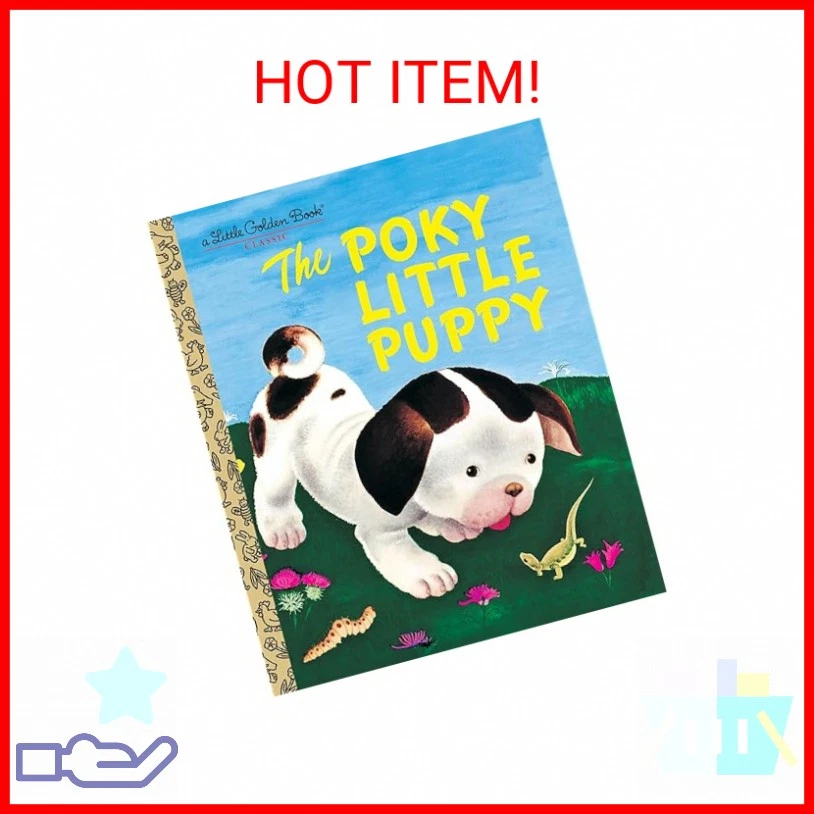 Lil Gold Bk Poky Little Puppy PartNo 98100 by Penguin Random House Toys Book