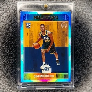 DONOVAN MITCHELL #09/25 Rookie RC SILVER Holo 2017-18 NBA Hoops Basketball #263 - Picture 1 of 3