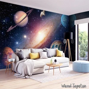 Vlies Fototapete Wandtapete Wandbilder Raum Planeten Galaxie 2909 - Bild 1 von 4