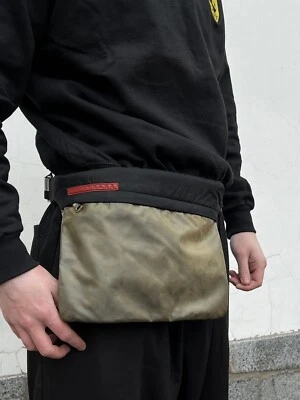 Women's Prada Red Tab Vintage Transparent Pocket Waist Bag - Image 1 of 4