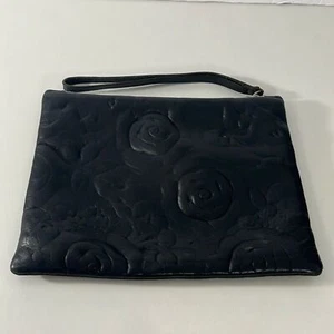 Christopher Kane vintage purse/mini bag black floral print - Picture 1 of 8