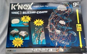 Seltene K'nex Knex Sonic Blizzard Untersetzer 1138 Stck. Lautsprecher 2 Autos, Motor, Lichter    - Bild 1 von 2