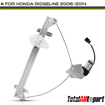 Regulador de ventana eléctrica con conjunto de motor para Honda Ridgeline 2006-2014 trasero derecho Foto 1 de 4