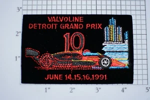 Carro de recuerdo bordado Valvoline Detroit Grand Prix 1991 evento de carreras - Imagen 1 de 1