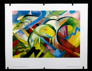Franz Marc ( 1880-1916 ) - The Lamb, 1913 - Booymans,Rdam - Offset Poster - Bild 1 von 8