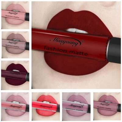 Matte Liquid Lipstick Lip Stain 24 Hour Long Lasting Waterproof 18 Colors Makeup - Image 1 of 4