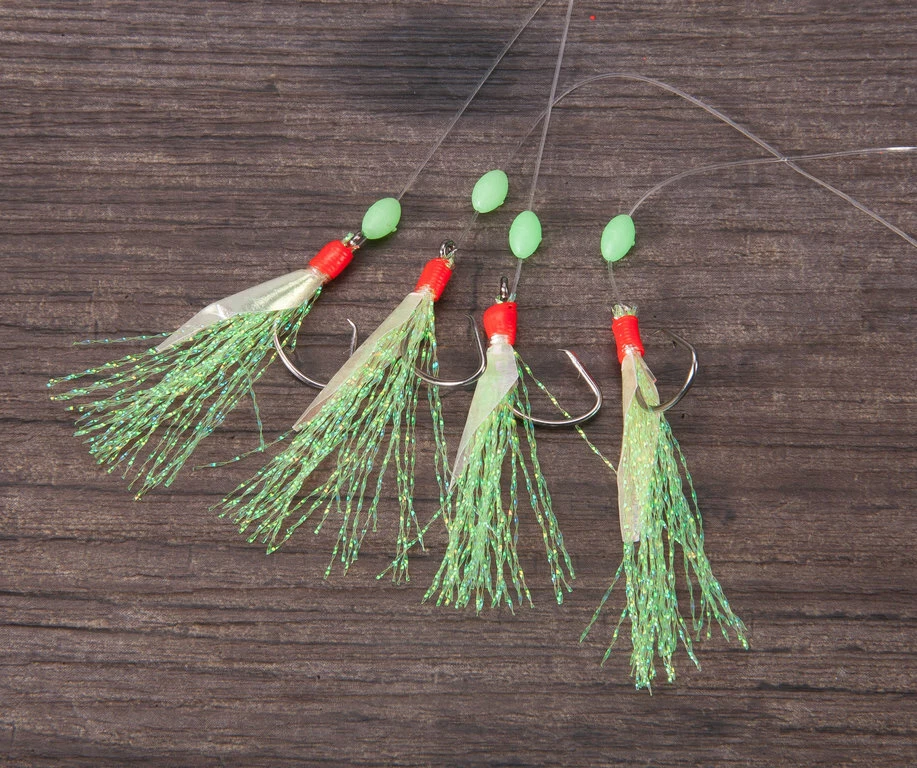 AQUANTIC Hering Circle Hook Fischhaut Vorfach II Heringsvorfach Meeresvorfach - Bild 1 von 1