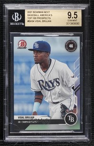 2020 Bowman Next Topps Now Baseball America Top 100 Prospects /750 Vidal Brujan