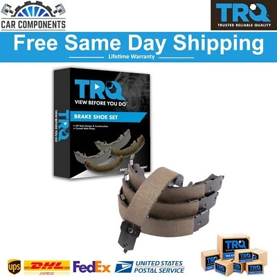 Juego de zapatas de freno de estacionamiento traseras TRQ para Chrysler 200 Sebring Jeep Compass 2004-2017 Foto 1 de 4