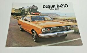 1973 Datsun B-210 Sales Brochure Flying Scot 