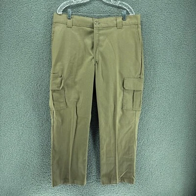 Dickies Flex Regular Fit Straight Leg Cargo Pants Mens 38x30 Moss Green - Image 1 of 4