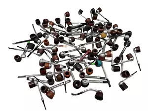 106 x Vintage falcon metal smoking pipes - Picture 1 of 9
