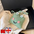 Women Frog Shape Crochet Purse Cute Novelty Sling Bag Gifts for Girls for Phone