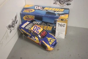 2002 Jeff Green America Online 1/24 Action NASCAR Diecast Autographed - Picture 1 of 2