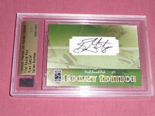 2010-11 Famous Fabrics Ryan Getzlaf Auto 1/1 Hockey Edition First Round Pick