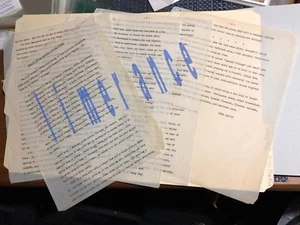 Hugh Martin Outline for Musical Given to Jean Shepherd 1958 - Very Rare! - Picture 1 of 2