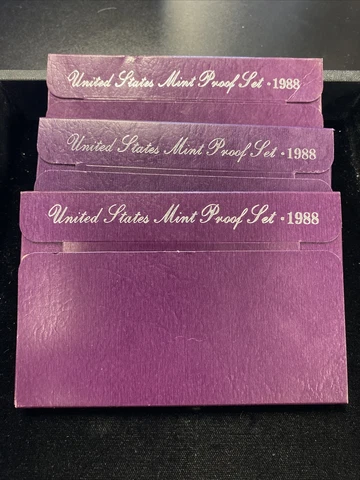 1988 US Mint Proof Set Cover