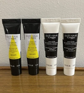 4pc Sisley Hair Rituel The Cream 230 Thermo-Protective +Volumizing Shampoo 15ml - Picture 1 of 6