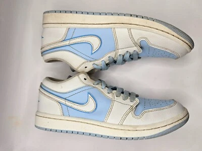 Nike Air Jordan 1 Low SE Reverso Azul Hielo Polvo Blanco DV1299-104 W Talla 6.5 Foto 1 de 4