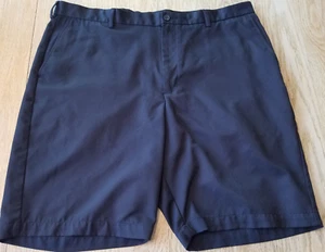Greg Norman Shorts Mens 40 x 9 Black Golf Chino Flat Front - Picture 1 of 8