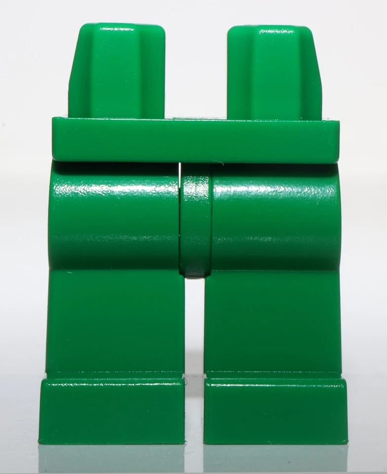 Lego Green Monochrome Plain Minifig Hips and Legs - Image 1 of 1