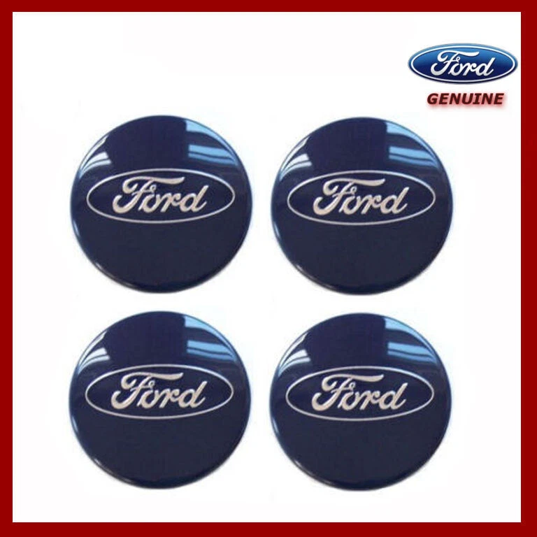 Genuine Ford (Most Models) 54mm Alloy Wheel Centre Cap x4 New. 1429118 - Image 1 of 1
