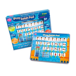 The Desi Doll ®- ipray Salah Pad For 6+ Year Old Muslim Kids Learning Islam Blue - Picture 1 of 4