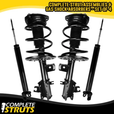 Front Complete Strut Assemblies & Rear Shock Bundle for 2007-12 Nissan Altima V6 Foto 1 de 4