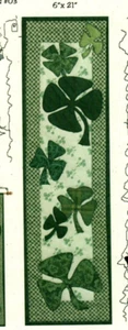 Shamrocks Patch Abilities Wall Quilt Pattern Monthly Mini #3 St Pattys Day March - Picture 1 of 2