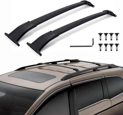 Barras transversales de aluminio para riel de techo GMC Yukon XL 2015-2020 2 piezas aptas para GMC Yukon XL 2015-2020 Foto 1 de 4
